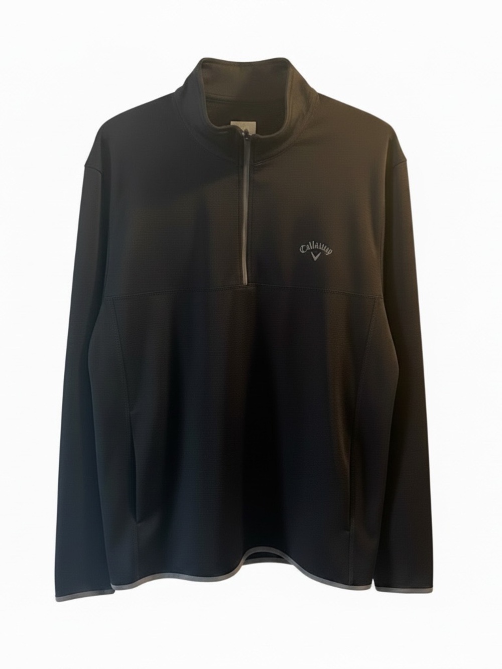 Callaway Men’s 1/4 Zip Golf Pullover Long Sleeve Front Pockets 100% Polyester